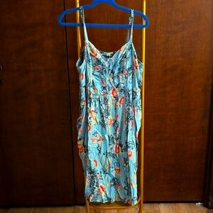 Mint bandana floral strap dress torrid sz 3xl